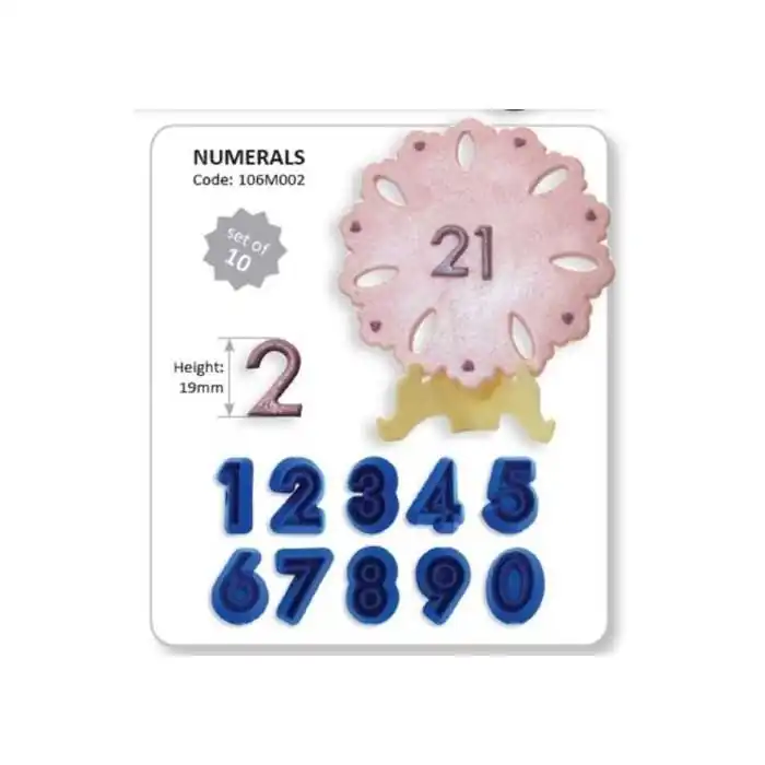 KIT 10 TAGLIAPASTA NUMERI PICCOLI JEM