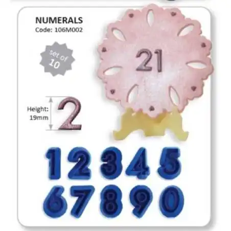 KIT 10 TAGLIAPASTA NUMERI PICCOLI JEM