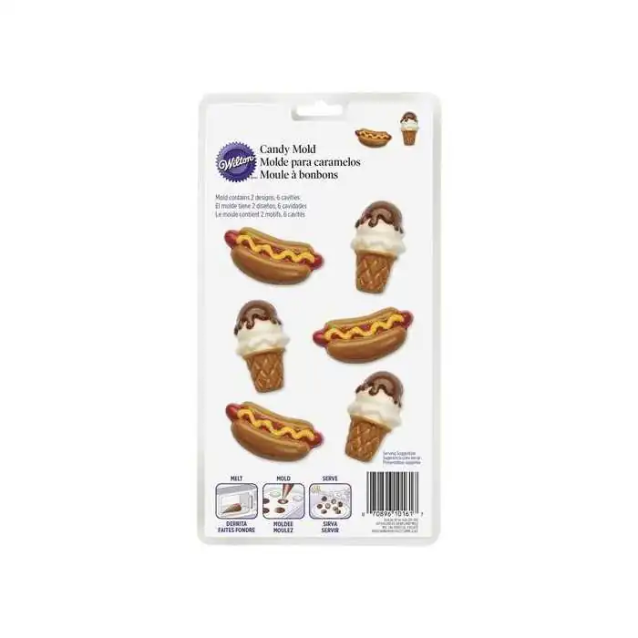 STAMPO CIOCCO-CANDY HOT DOG E GELATO WILTON