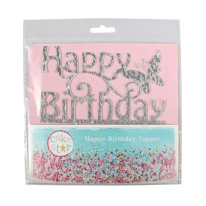 CAKE TOPPER HAPPY BIRTHDAY