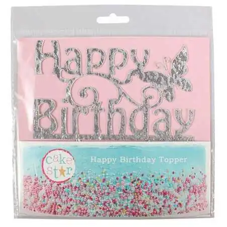 CAKE TOPPER HAPPY BIRTHDAY