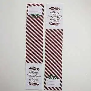 ETICHETTA CHIUDI PACCO ADESIVA NATALE (4PZ)