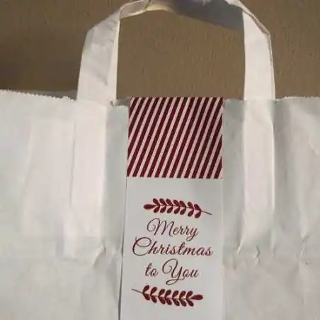 ETICHETTA CHIUDI PACCO ADESIVA NATALE (4PZ)