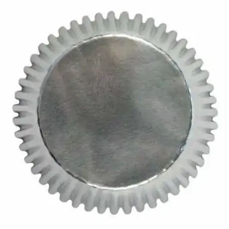 CF.30 PIROTTINI MUFFIN ARGENTO DA FORNO PME