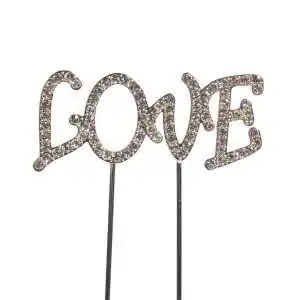 CaKe Topper Diamante LOVE