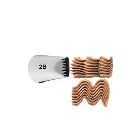 BECCUCCIO N.2B CESTO INTRECCIATO WILTON Decorazioni dolci e Cupcakes con Sac a Poche