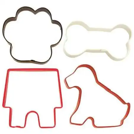 STAMPINI BISCOTTI TEMA ANIMALI DOMESTICI SET/4