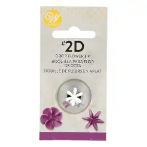 Beccuccio n. 2D Goccia Floreale Wilton Decorazioni dolci e Cupcakes con Sac a Poche