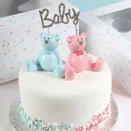 CAKE TOPPER DIAMANTE BABY