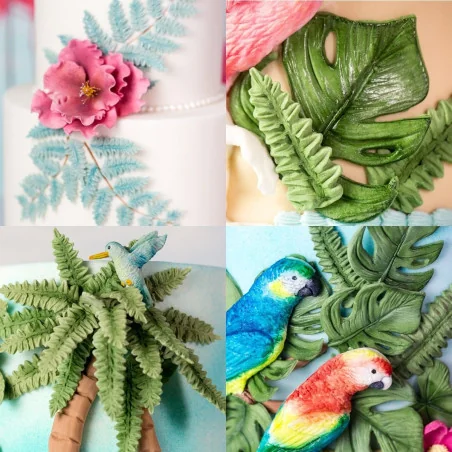 STAMPO FOGLIE TROPICALI IN SILICONE KAREN DAVIES