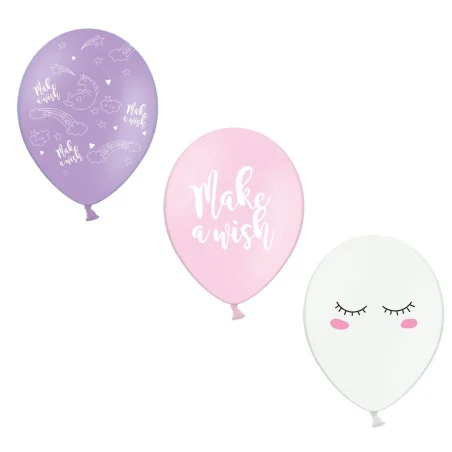 PALLONCINI PARTYDECO UNICORNO MIX (SET 6)