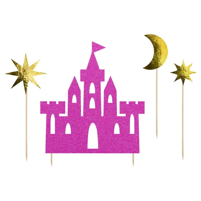 CAKE TOPPERS CASTELLO DELLA PRINCIPESSA (SET 4)