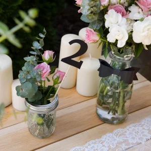 CAKE TOPPERS NUMERI DA TAVOLO - BLACK (SET 11) 2