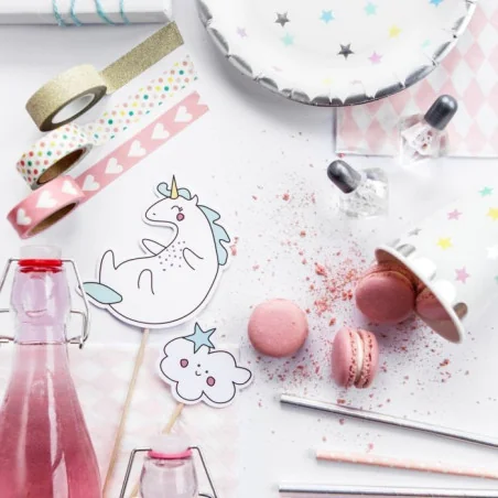 CAKE TOPPERS UNICORNO (SET 5)