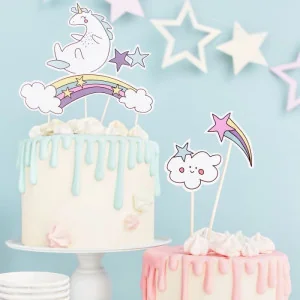 CAKE TOPPERS UNICORNO (SET 5)