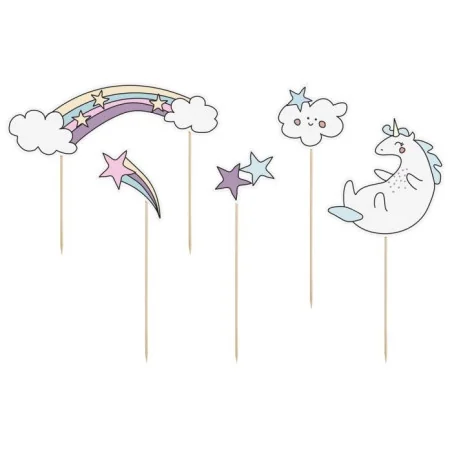CAKE TOPPERS UNICORNO (SET 5)