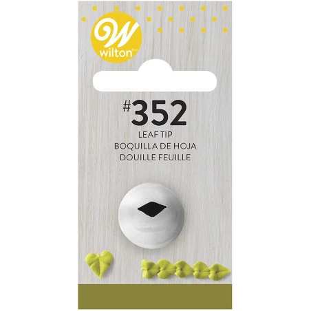 Beccuccio n. 352 Foglia Wilton Decorazioni dolci e Cupcakes con Sac a Poche