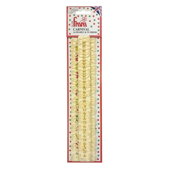 Tagliapasta Alfabeto e Numeri Carnevale Tappits