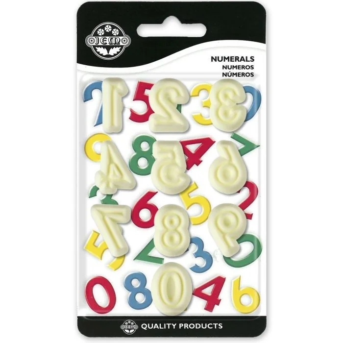 KIT 10 TAGLIAPASTA NUMERI PICCOLI JEM