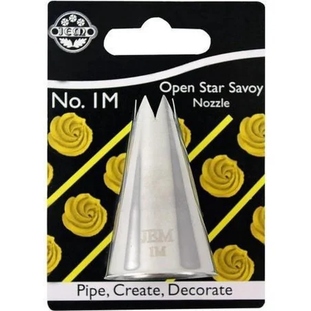 BECCUCCIO N. 1M STELLA GRANDE Decorazioni dolci e Cupcakes con Sac a Poche