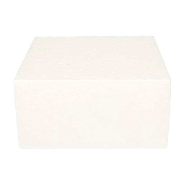 BASE POLISTIROLO QUADRATA 15X15X10H CM FUNCAKES Accessori Dummy Polistirolo FUNCAKES