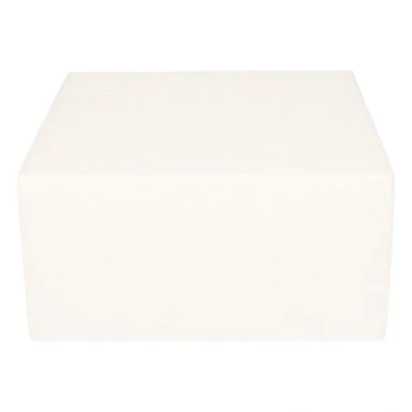 BASE POLISTIROLO QUADRATA 15X15X10H CM FUNCAKES Accessori Dummy Polistirolo FUNCAKES