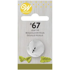 Beccuccio n. 67 Foglia Wilton Decorazioni dolci e Cupcakes con Sac a Poche