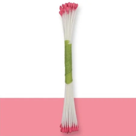 CF. 50 PISTILLI PER FIORI ROSA JEM FINE Accessori Dummy Polistirolo JEM