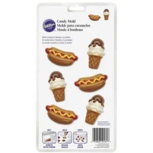 STAMPO CIOCCO-CANDY HOT DOG E GELATO WILTON