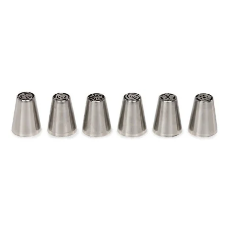 SET 6 BECCUCCI RUSSI FLOREALI DESIGN EUROPEO PATISSE Decorazioni dolci e Cupcakes con Sac a Poche