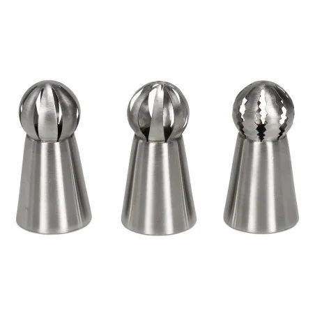 SET 3 BECCUCCI RUSSI BALL DESIGN EUROPEO PATISSE Decorazioni dolci e Cupcakes con Sac a Poche
