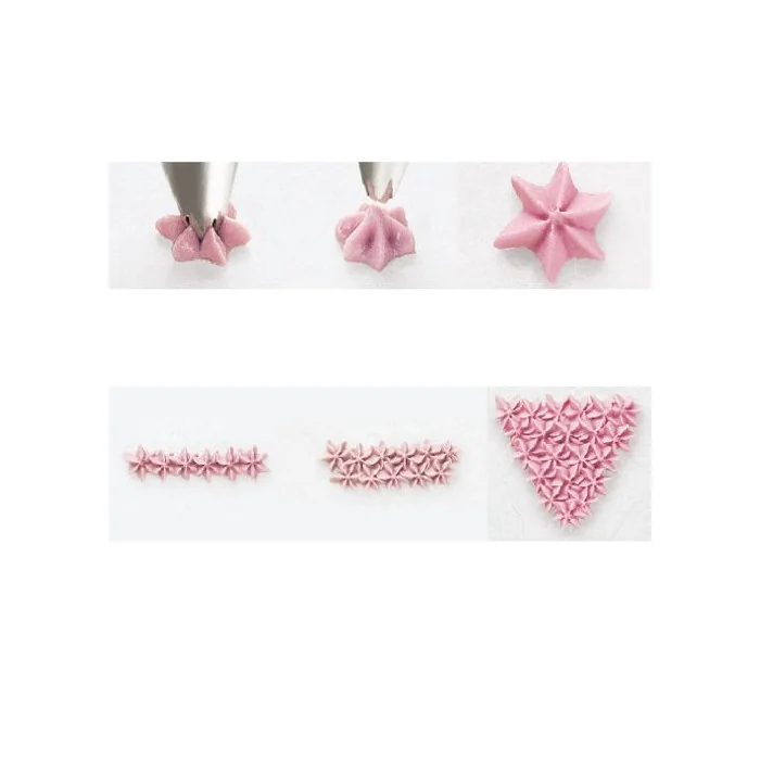 Beccuccio n.18 Stella Aperta Wilton Decorazioni dolci e Cupcakes con Sac a Poche