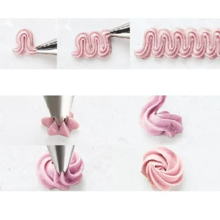 Beccuccio n.18 Stella Aperta Wilton Decorazioni dolci e Cupcakes con Sac a Poche