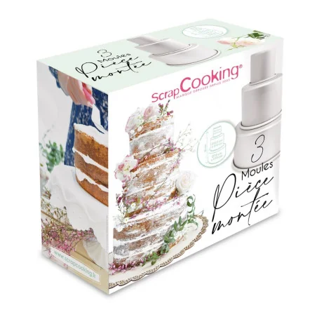Stampo Mini Wedding Cake (3 piani)