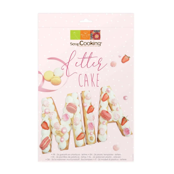 Template 26 Lettere per Letter Cake