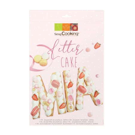 Template 26 Lettere per Letter Cake