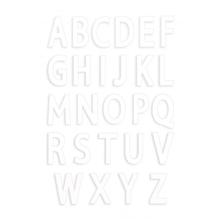 Template 26 Lettere per Letter Cake
