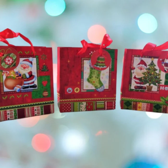 BORSINE REGALO NATALE MEDIE (3 PZ)