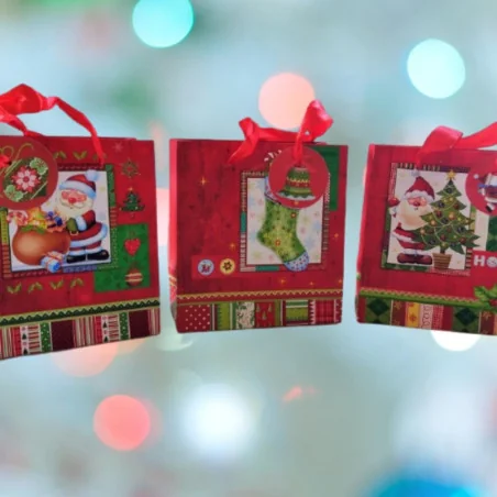 BORSINE REGALO NATALE MEDIE (3 PZ)