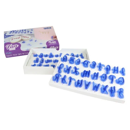 SET 52 TAGLIAPASTA ALFABETO FUN FONTS PME