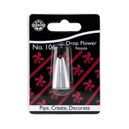 BECCUCCIO N.106 FIORE DROP JEM Decorazioni dolci e Cupcakes con Sac a Poche