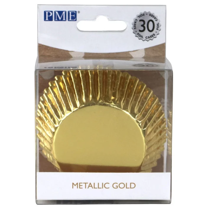CF.30 PIROTTINI MUFFIN ORO DA FORNO PME