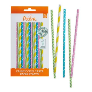 CANNUCCE DI CARTA SPRING 80PZ