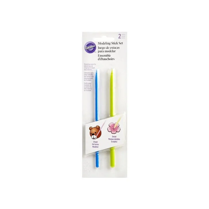 SET 2 STICK PER DECORAZIONE PER FONDENTE WILTON