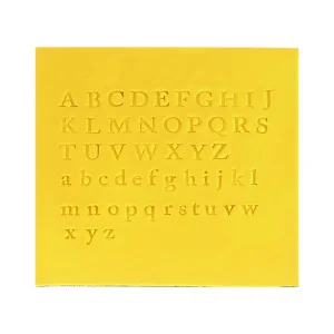 SET 52 TAGLIAPASTA ALFABETO SET 2 FUN FONTS PME 2