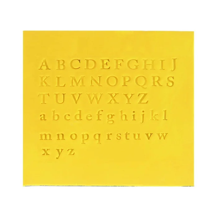 SET 52 TAGLIAPASTA ALFABETO SET 2 FUN FONTS PME