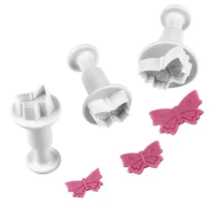 SET MINI FARFALLE TAGLIAPASTA AD ESPULSIONE (3PZ)