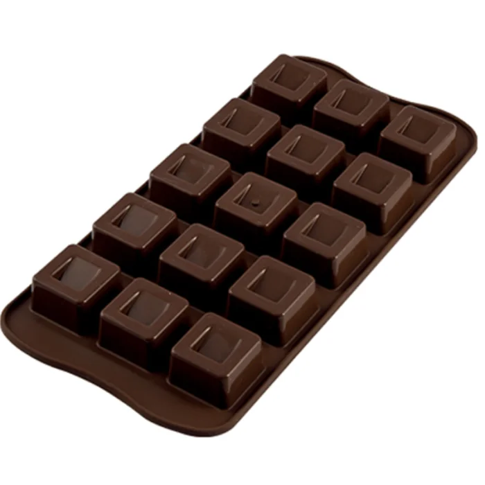 STAMPO SILICONE CIOCCOLATINI CUBO