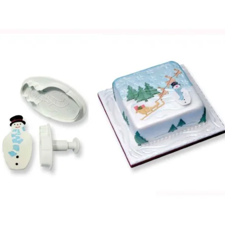 TAGLIAPASTA PUPAZZO DI NEVE (2PZ) PME