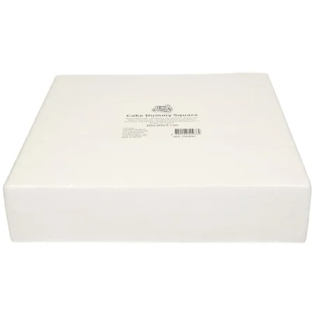 BASE POLISTIROLO QUADRATA 30X30X7H CM FUNCAKES Accessori Dummy Polistirolo FUNCAKES